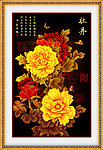 金色牡丹