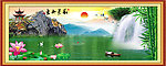 巨幅山水画