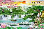 巨幅山水画