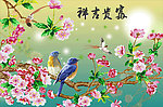 花开富贵钻石画