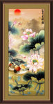 国画荷花
