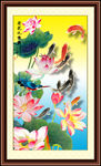 国画荷花