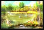欧式风景油画