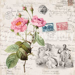 欧美风格花卉装饰画