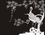 松鹤 松树 仙鹤
