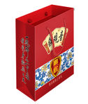 茶叶手提袋平面图