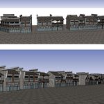 草图大师古建商业SU模