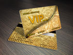 黄金金属VIP会员卡