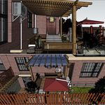 sketchup私家花园景观