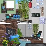 sketchup中式庭院景观