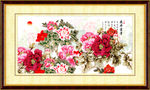 牡丹花装饰画