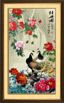牡丹装饰画
