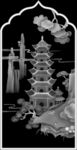山水大板灰度图