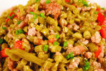 酸豆角肉末