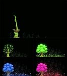 高清粒子许愿树背景视