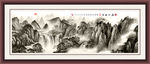 流水生财装饰画