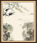 国画风景花鸟图