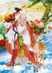 寿星立体画序列图