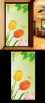花开富贵玄关