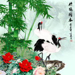 六鹤同春
