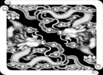 龙角灰度图