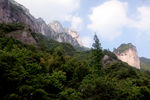 山脉 山石 蓝天
