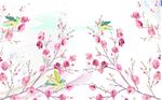 淡彩梅花
