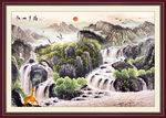 国画山水画