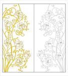 时尚移门花纹