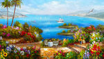 地中海油画
