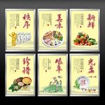 食堂文化餐厅文化挂图
