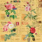 玫瑰花 复古 装饰画 复古