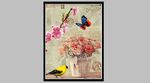 油画花瓶 欧式花瓶