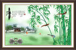 竹报平安 风景图 江南风景