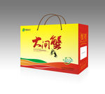大闸蟹包装盒    (展开图)