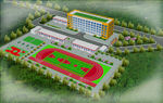 学校鸟瞰图