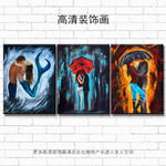 抽象油画