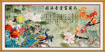 壁纸壁画 花开富贵香满园