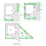 别墅园林建筑设计CAD图纸