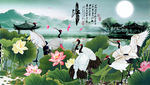 六鹤同春
