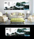 山水无框画