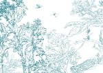 花香自有彩蝶来 插画