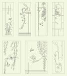 移门花纹