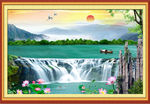 山水画 山水风景