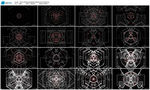 3D立体方块线条酒吧LED素材