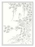 松鹤装饰画