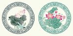 青花瓷荷花
