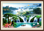 山水画 山水风景