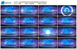 蓝色仙境光效led晚会背景视频