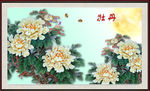 国画牡丹